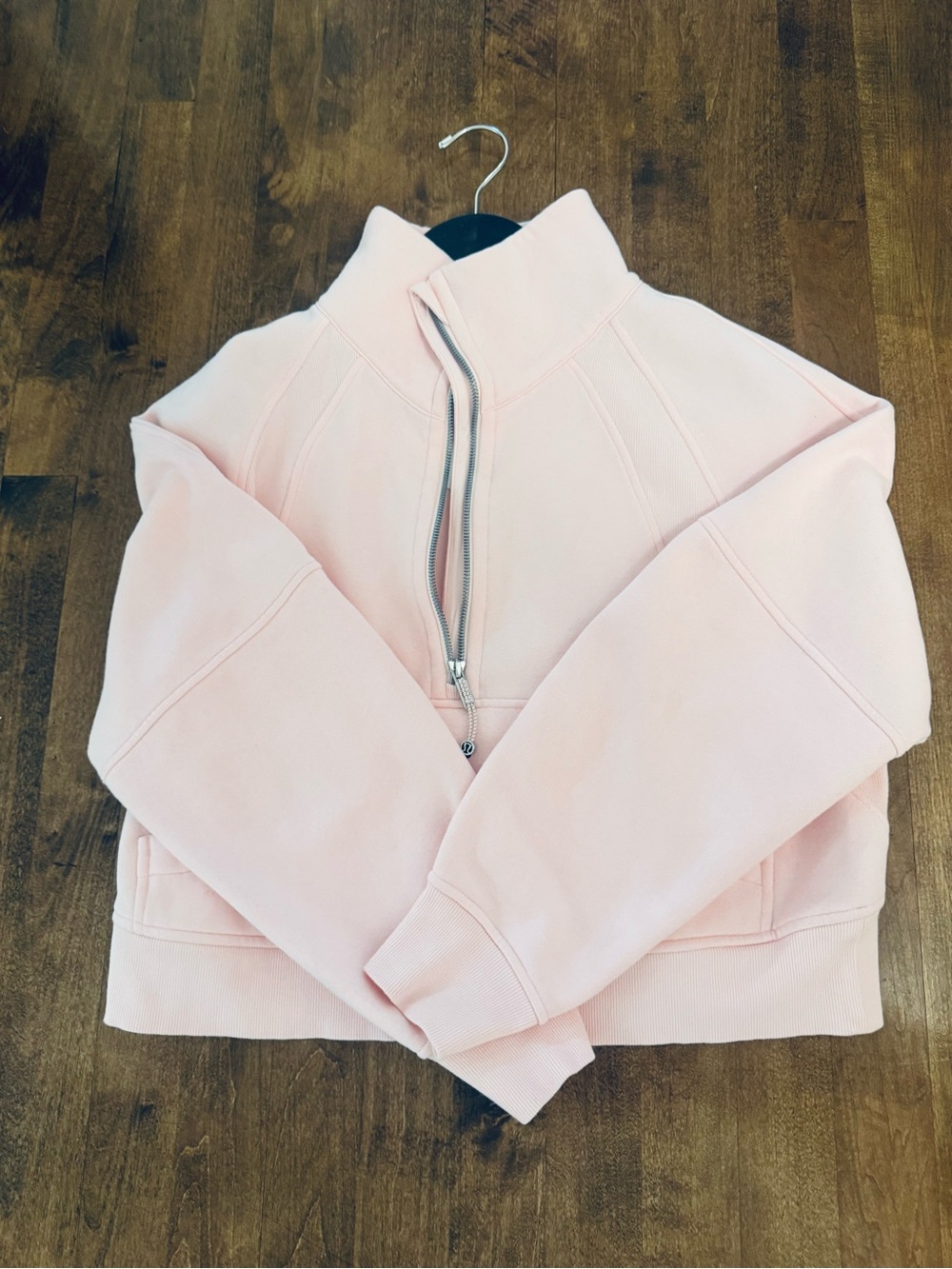 Lululemon Scuba Oversized Half-zip in Strawberry Milkshake XS/S